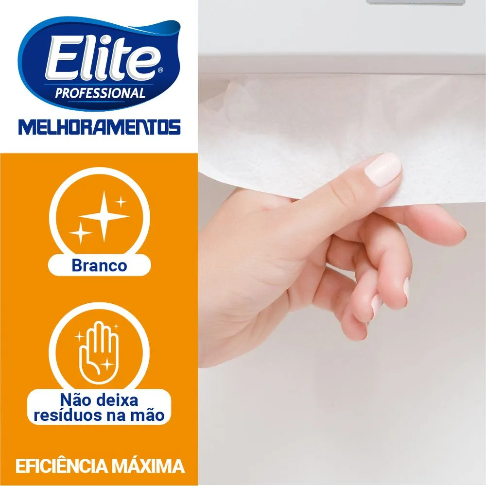 Papel Toalha Interfolha Elite Classic Folha Simples Branco