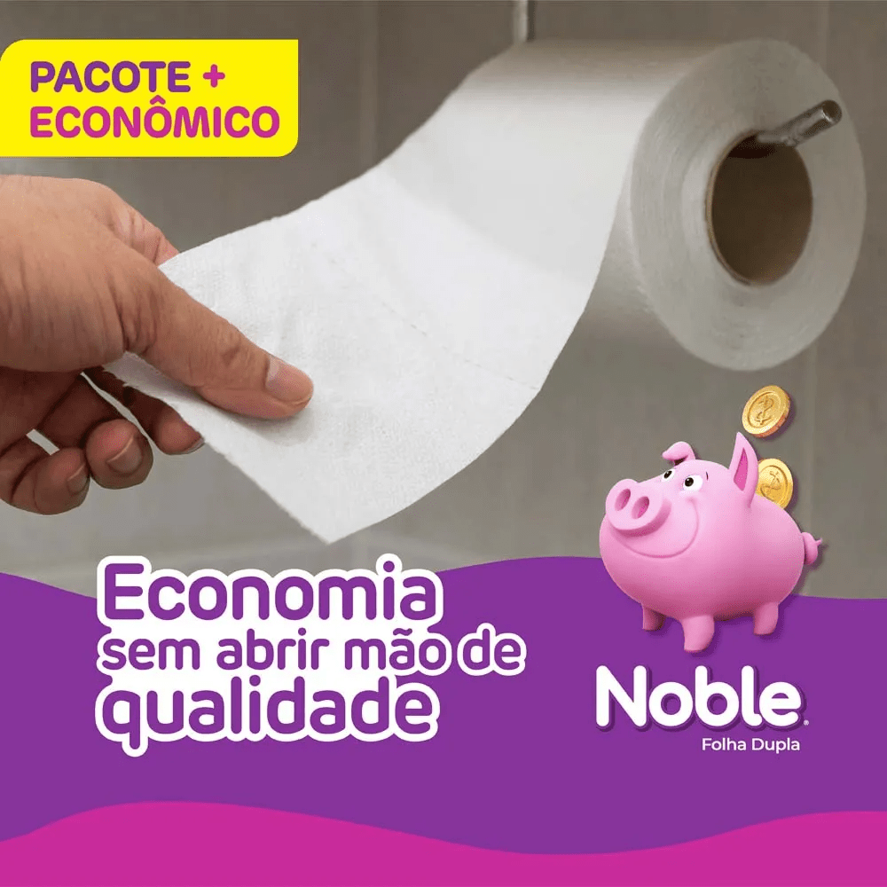 Papel Higiênico Noble Folha Dupla Economia