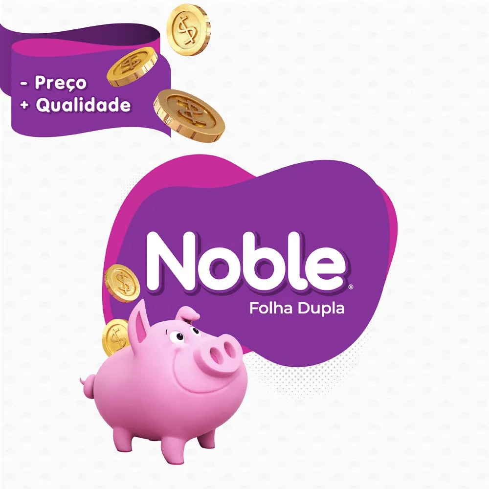 Papel Higiênico Noble Folha Dupla Rolos