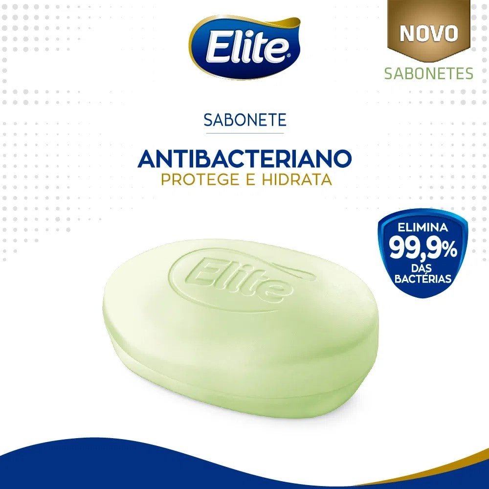 Sabonete Elite Antibactericida - Proteção Antibacteriana