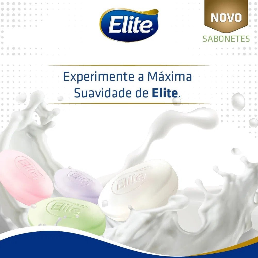 Sabonete Elite Antibactericida - Perfume Agradável