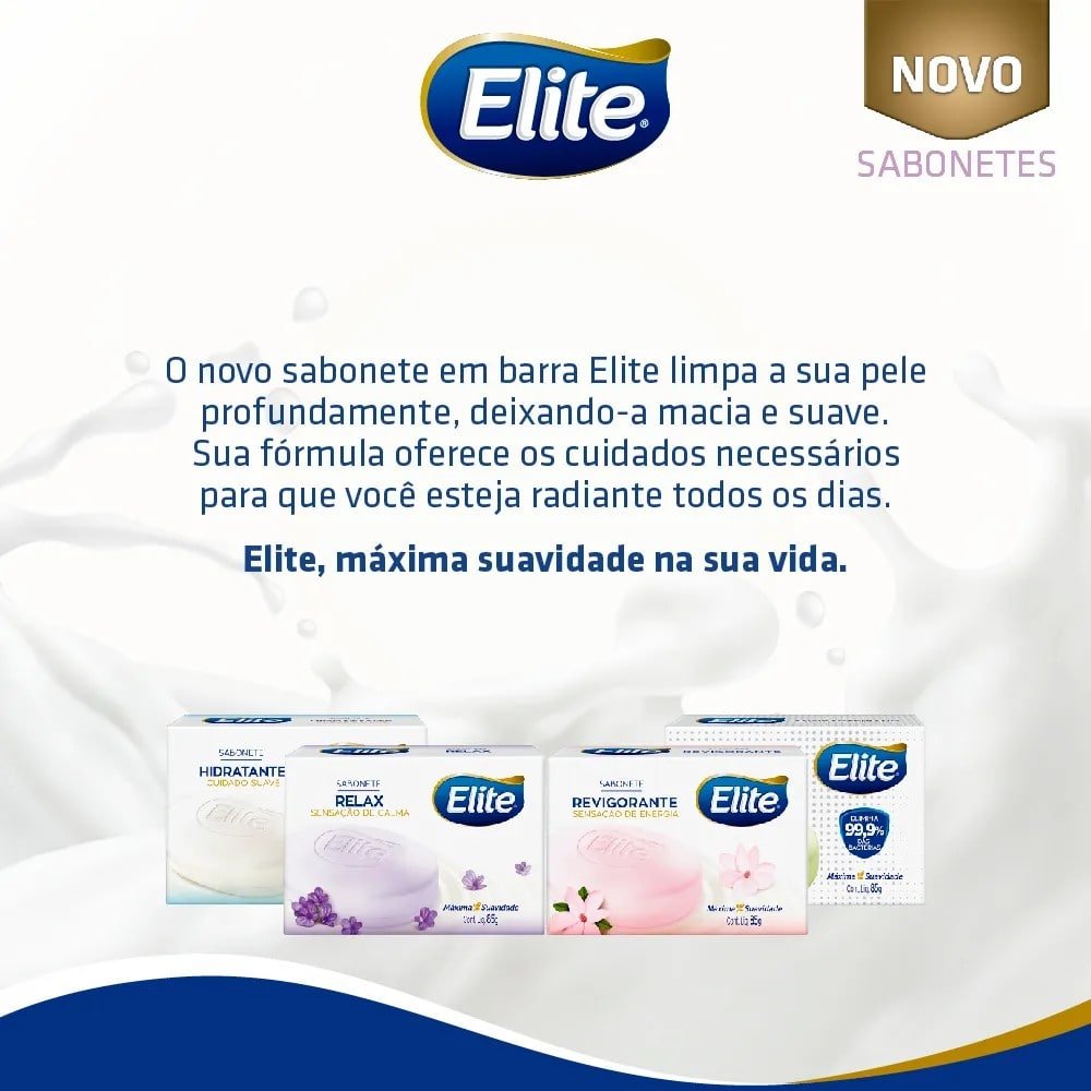 Sabonete Elite Relax Suavidade Pele