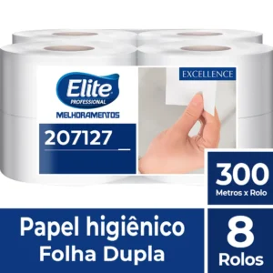 Papel Higiênico Folha Dupla Elite Excellence 8 Rolos - Cód. 207127