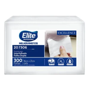 Guardanapo Interfolhado Folha Dupla Elite Excellence Com 300 Folhas