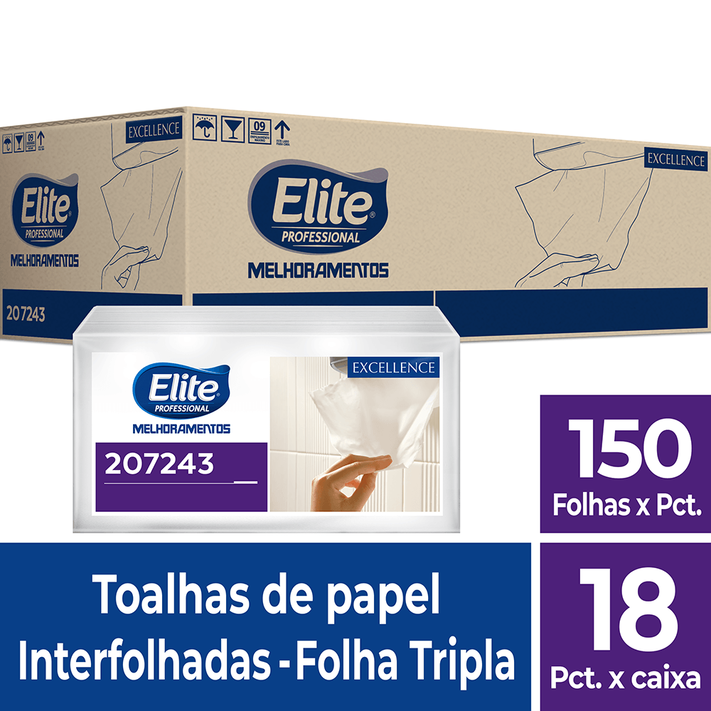 Papel Toalha Elite Excellence Certificações FSC e ISO 9001