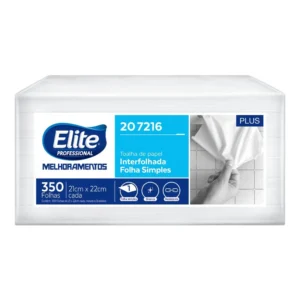 Papel Toalha Elite Plus Interfolhado 350 Folhas