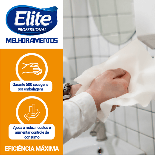 Uso do Papel Toalha Elite Classic