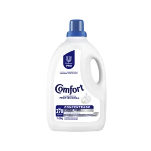 Amaciante Comfort Concentrado Perfect White Profissional 5L para brancura e maciez em lavanderias | Elite M4
