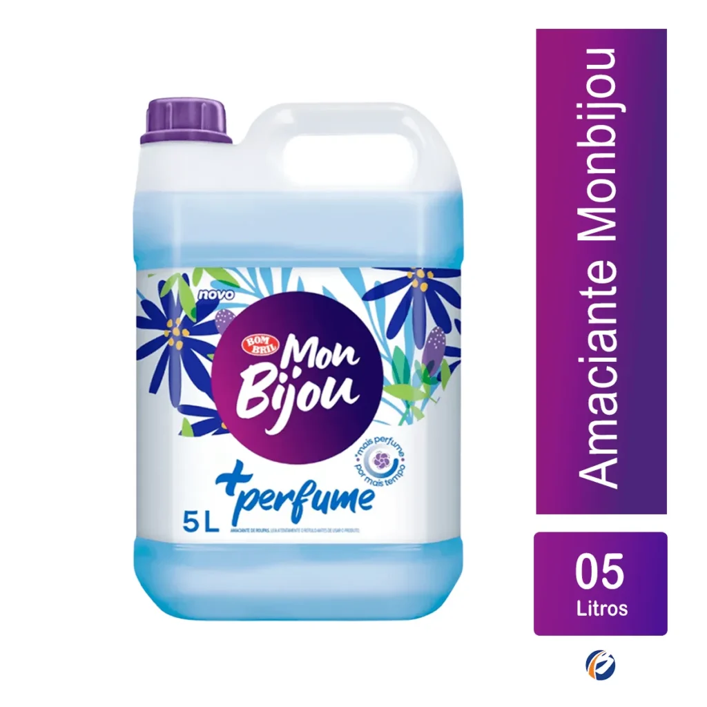 Amaciante Mon Bijou Mais Perfume Azul 5L Elite M4