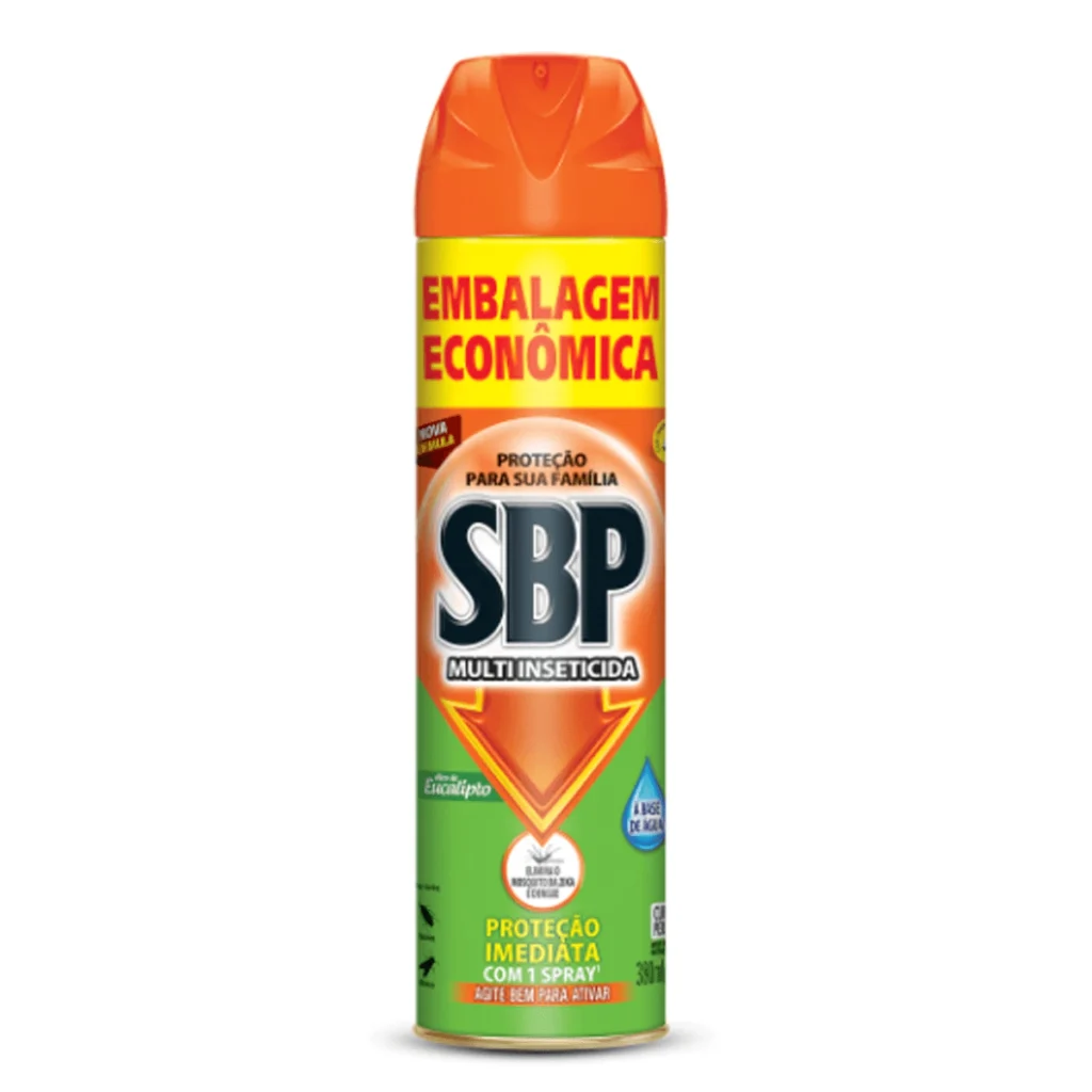 Inseticida Aerossol SBP Eucalipto Econômica 380ml | Elite M4