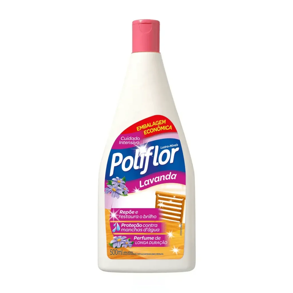 Lustra Móveis Poliflor Lavanda 200ml | Elite M4
