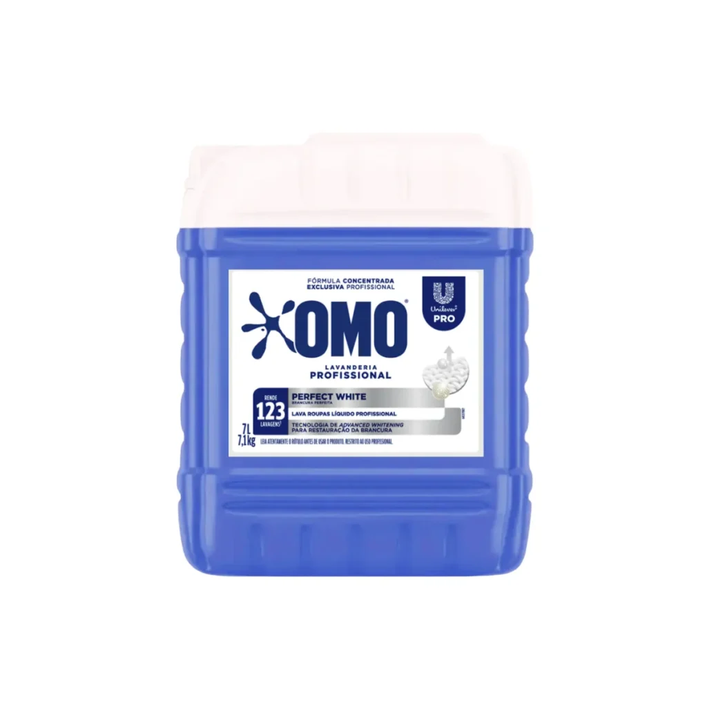 Embalagem de Lava Roupas Líquido Omo Perfect White de 7 litros | Elite M4