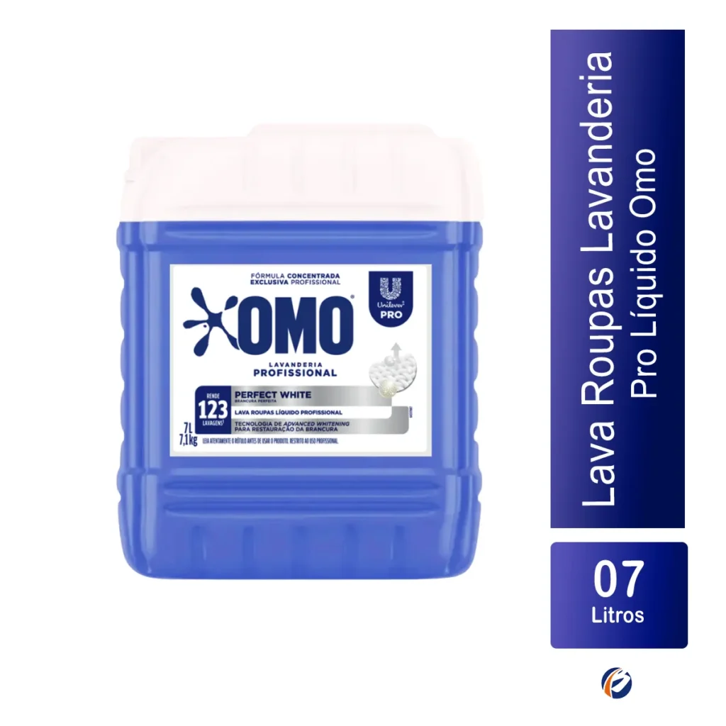 Omo Lava Roupas Líquido Perfect White 7L Elite M4