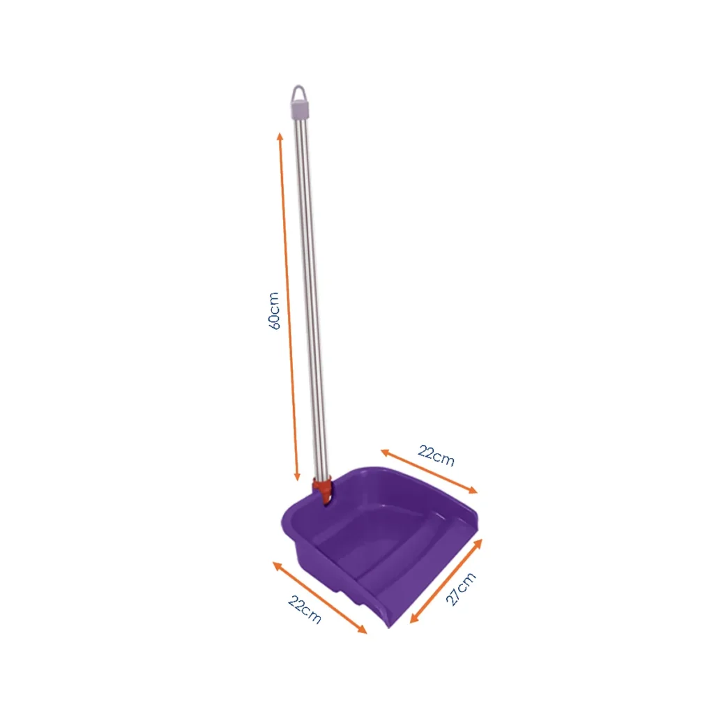 Pá de Lixo Dobrável Shangrila com Cabo 60cm Elite M4