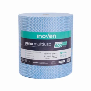 Bobina gigante de Pano Multiuso Inoven Azul de 28cm x 300m para limpeza profissional. Elite M4