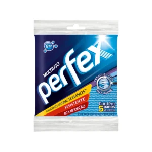 Pacote de Pano Multiuso Perfex Azul com 5 unidades | Elite M4