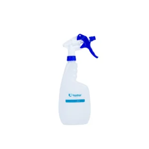 Frasco Pulverizador Kunber 500ml transparente com o logo Kunber, em um fundo neutro | Elite M4