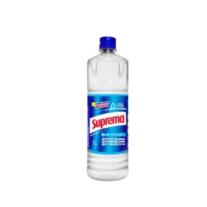 Frasco de 1 litro do Removedor Suprema Tradicional, com rótulo em destaque e líquido translúcido, sobre um fundo claro. | Elite M4