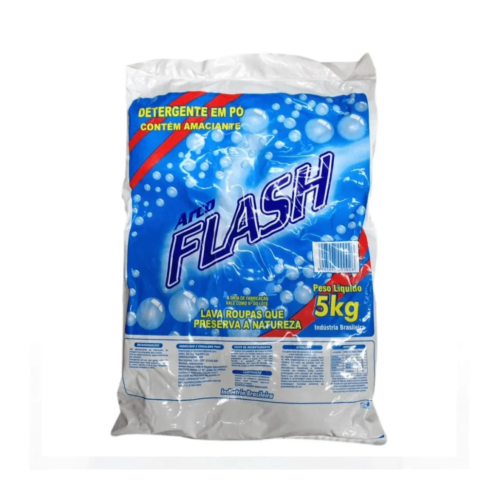 Embalagem de Sabão em Pó Flash de 5kg | Elite M4