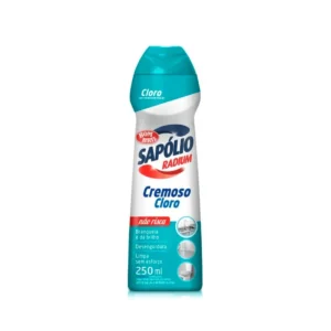Sapólio Líquido Radium com Cloro 250ml - Limpeza Desinfetante \ Elite M4