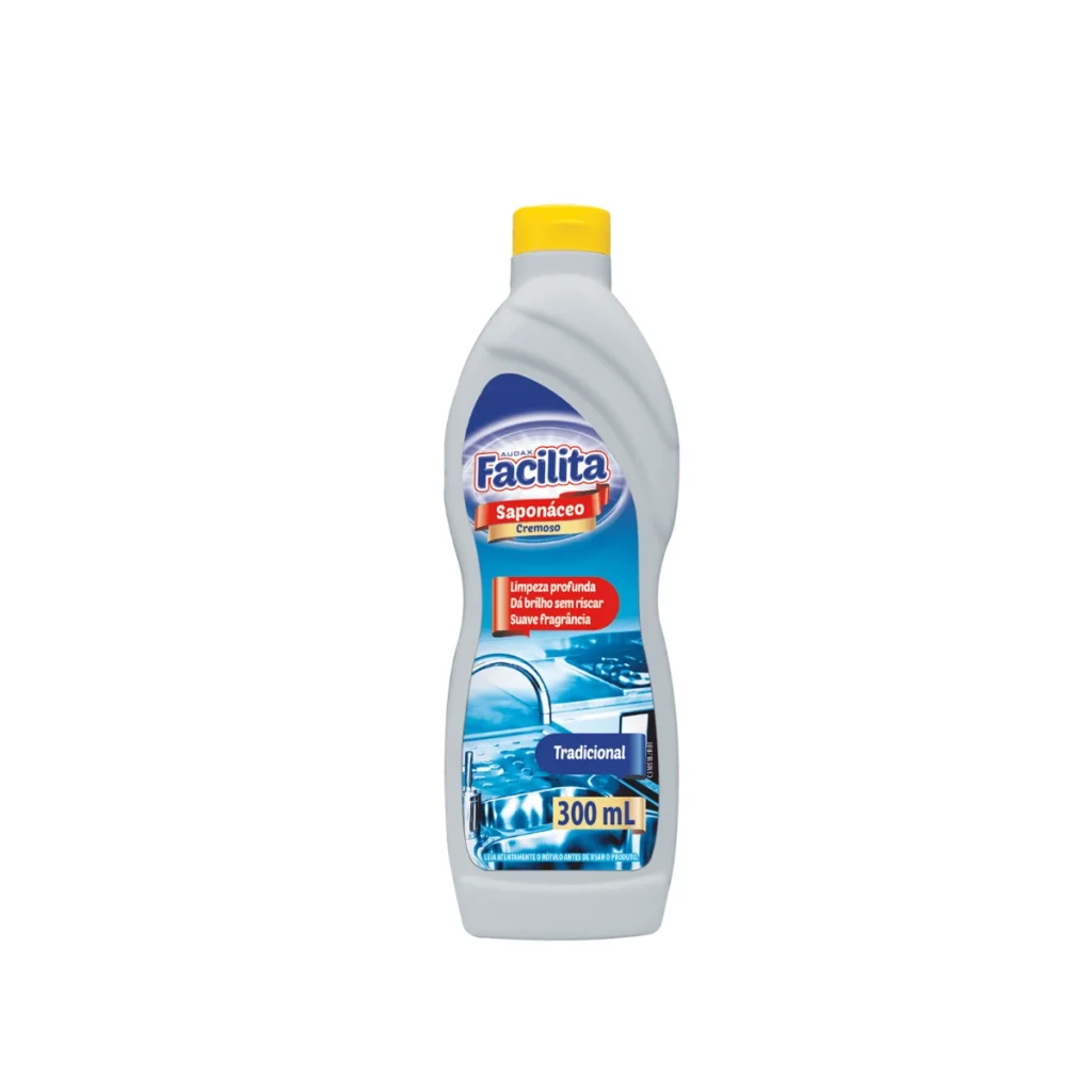 Saponáceo Líquido Facilita Tradicional 300ml - Limpeza Profunda \ Elite M4