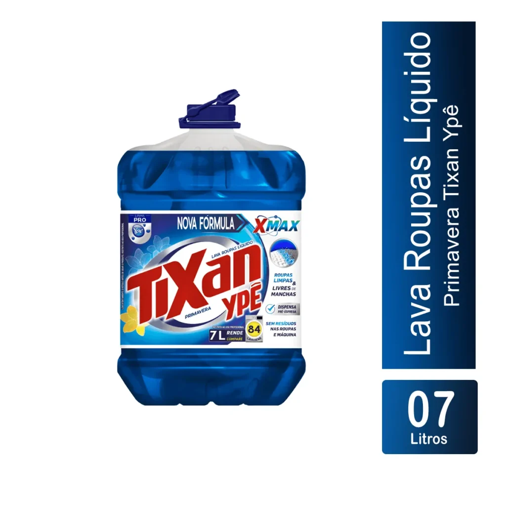 Tixan Ypê Lava Roupas Líquido Profissional 7L Elite M4